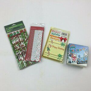Christmas Gift Set Holiday Snowman Pencils Nail Files Name Badges Kids Band-Aids